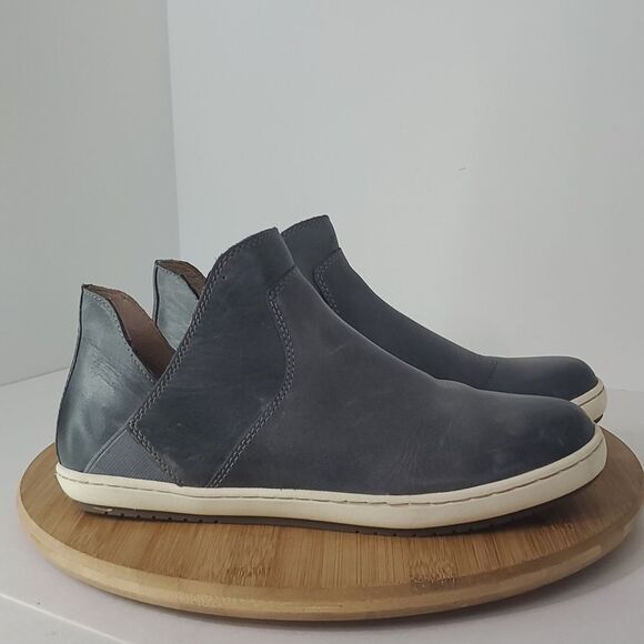 Taos Footwear Shoes - Taos Footwear Unity Women's Leather Slip on Booties Steel Size 9.5